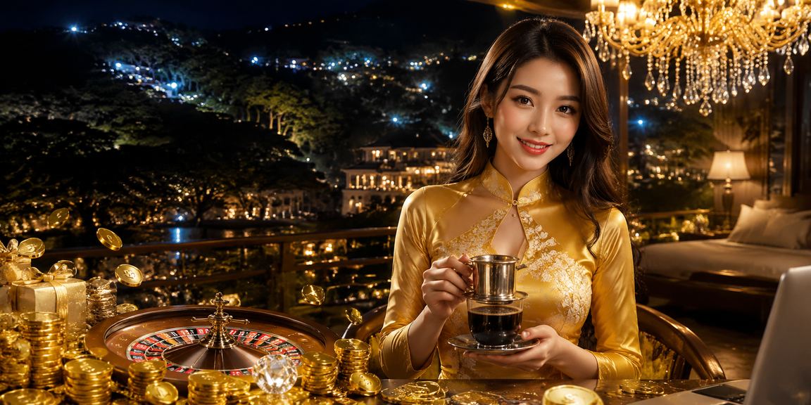 Không khí sự kiện VIP cao cấp tại Đà Lạt với trang phục áo dài và không gian giải trí sang trọng